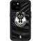 NBA Milwaukee Bucks Animal Print Black iPhone 15 Plus Waterproof Case